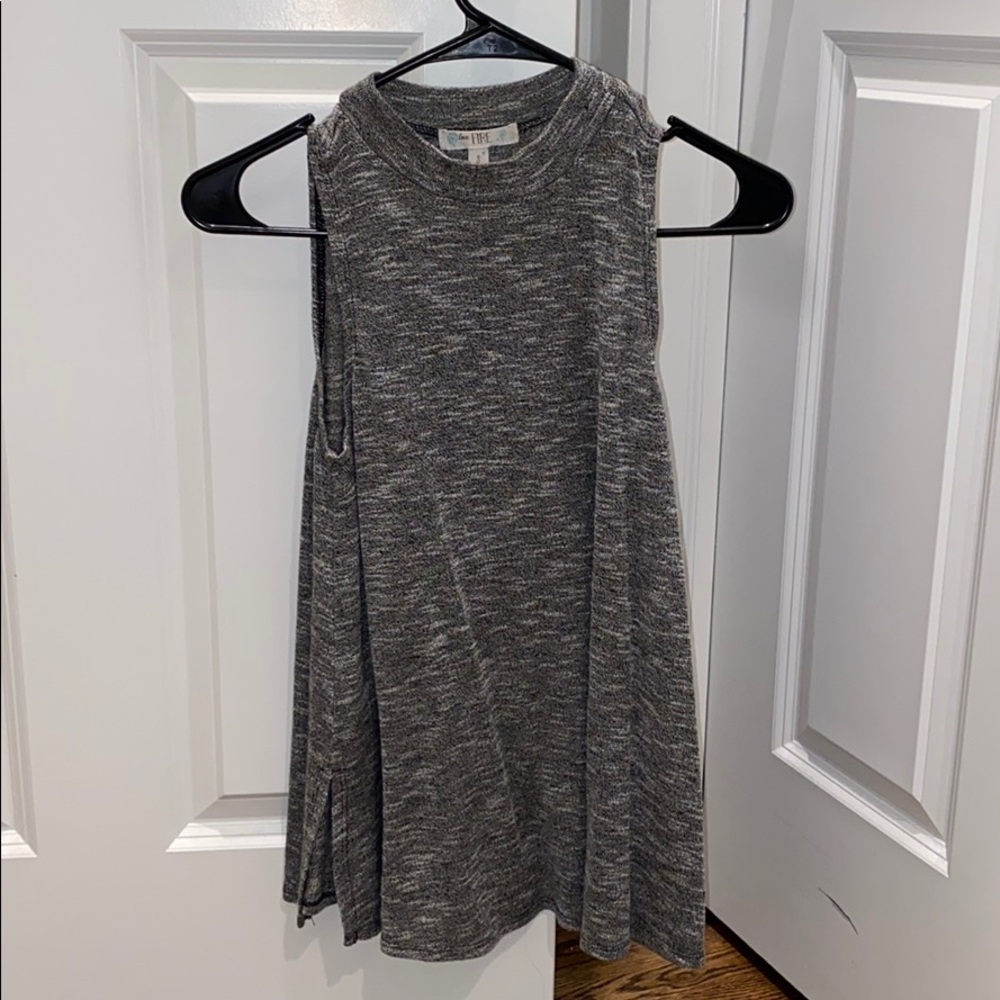 High neck tank top